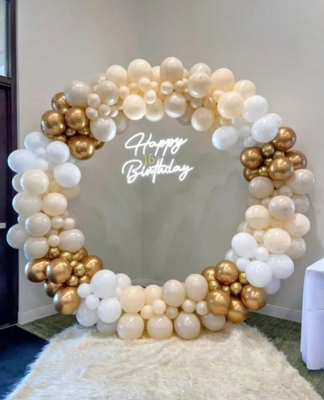 Luxury Balloon Hoop Birthday Decor